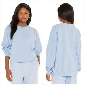 LPA Everything Is The Best Sweatshirt in Cloud Blue XL